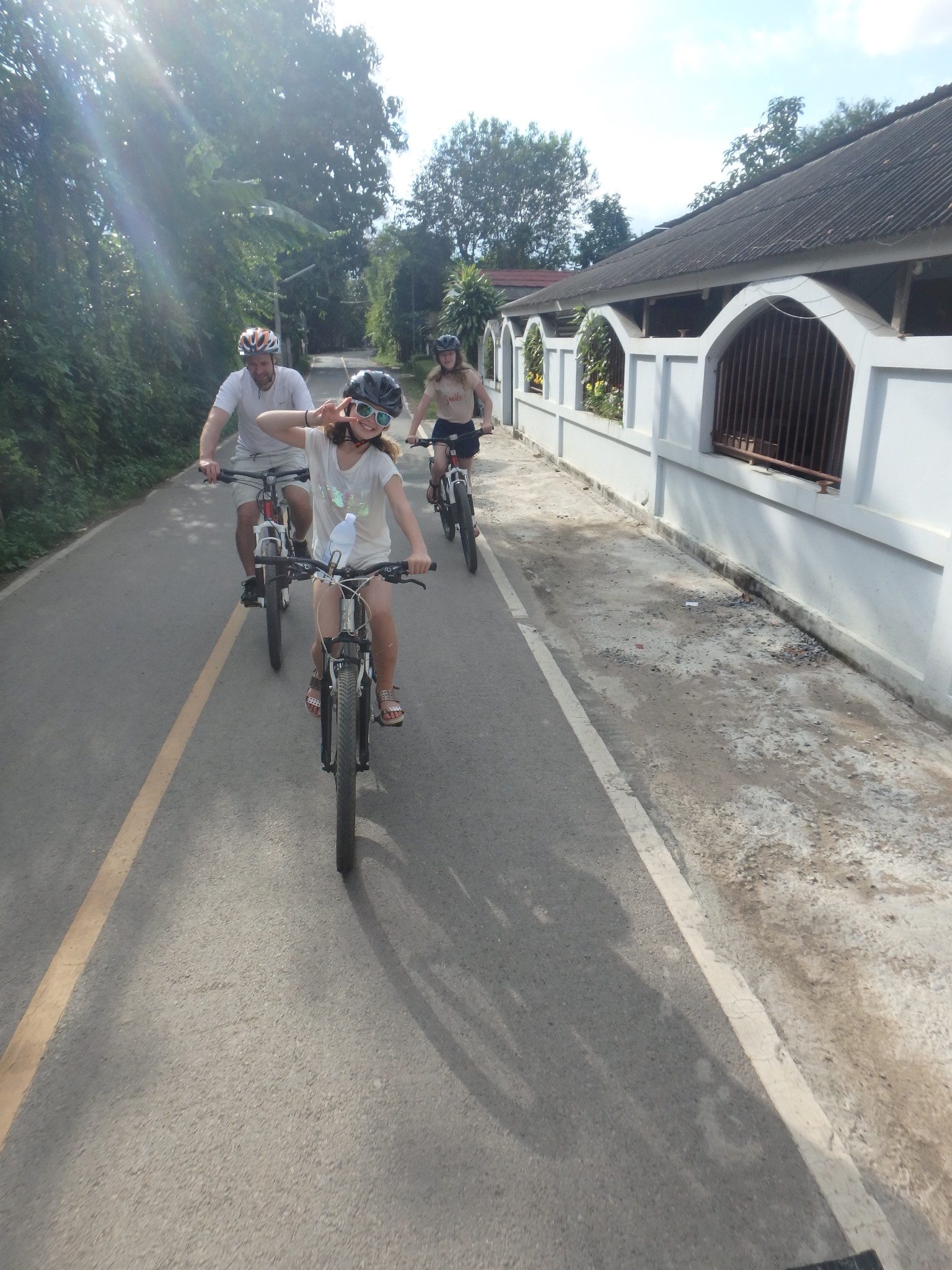På cykel i Chiang Mai